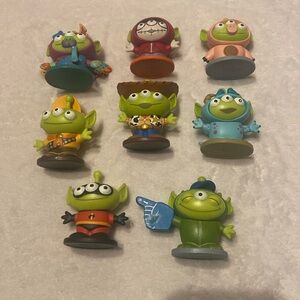 DISNEY PIXAR Alien Toy Story Figurine Lot of 8